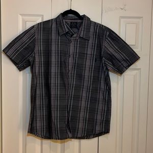 Oakley Striped Short Sleeve Button Up Shirt